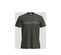 Icebreaker Merino 150 Tech Lite Range Stripes Kurzarm-t-shirt S Dark Loden