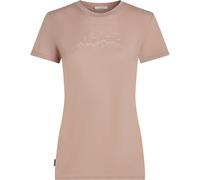 Icebreaker 150 Tech Lite Sparkling Stars Damen T-Shirts beige Größe M Trekking Hautfreundlich Merinowolle