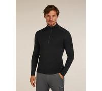 Icebreaker 200 Oasis LS Half Zip Herren black