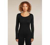 Icebreaker 200 Oasis LS Scoop Damen black