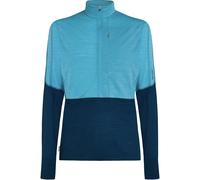 Icebreaker 200 Realfleece Descender Half Zip Herren Longsleeves blau Größe XL Trekking Hautfreundlich Merinowolle