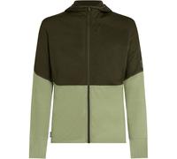 Icebreaker 200 Realfleece Descender Herren Fleecejacke oliv Größe XL Trekking Hautfreundlich Merinowolle | Lyocell (Tencel™)