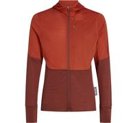 Icebreaker - Merino 200 Realfleece Descender L/S Zip - Merinojacke, Gr. XL, rot (Agate/Port/Cb)