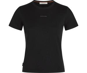 Icebreaker 200 Tech Lite Crop Slim Damen T-Shirts schwarz Größe L Lifestyle Hautfreundlich Merinowolle