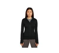 Icebreaker 260 Quantum Hoodie mit Reißverschluss Damen - BLACK / S