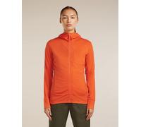 Icebreaker 260 Quantum LS Zip Hoodie Damen fervid