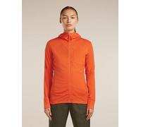 Icebreaker - 260 Quantum LS Zip Hoodie Wm Damen rot rot - Gr. - L