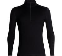 Icebreaker 260 Tech Half Zip Herren Rollkragenpullover, schwarz XXL