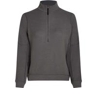 Icebreaker Merino 260 Waffle Knit Wander Halbreißverschluss-sweatshirt M Obsidian