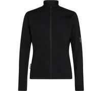 Icebreaker 300 RealFleece Descender Herren Fleecejacke schwarz Größe L Trekking Widerstandsfähig Merinowolle | Lyocell (Tencel™)