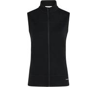 Icebreaker 300 RealFleece Descender Weste Damen Fleecewesten schwarz Größe M Trekking Hautfreundlich Merinowolle | Lyocell (Tencel™)