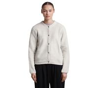 Icebreaker - Women's Merino Blend 800 Classic Pile Cardigan - Merinojacke, Gr. M, grau (EcruHeather)