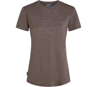 Icebreaker Cool-Lite Sphere III Damen T-Shirts braun Größe L Trekking Hautfreundlich Merinowolle | Lyocell (Tencel™)