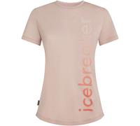 ICEBREAKER Merino Blend 125 Cool-lite Sphere Ss Tee Alta W - Damen - Rosa / Orange / Beige - Größe XS- Modell 2026