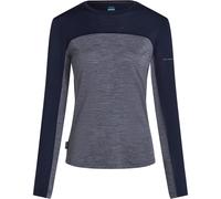 Icebreaker Damen 125 Cool-Lite Sphere Colour Black Longsleeve (Größe S, blau)
