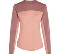 Icebreaker Damen 125 Cool-Lite Sphere Colour Black Longsleeve (Größe S, rosa)
