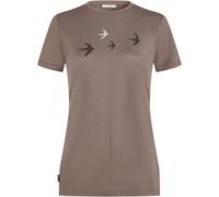 Icebreaker Merino 150 Tech Lite Bird Transit Kurzarm-t-shirt S Porcini