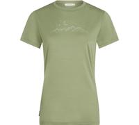 Icebreaker Damen 150 Tech Lite Sparkling Stars T-Shirt (Größe M, gruen)