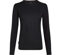 Icebreaker Mer 125 Cool-Lite Sphere Damen Langarmshirt pechschwarz - L