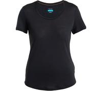 Icebreaker Women Merino 125 Cool-Lite Sphere III SS Scoop Tee Black (L)