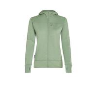 ICEBREAKER Damen Fleecejacke Real Fleece 300 Merino Hoodie hellgrün | XS
