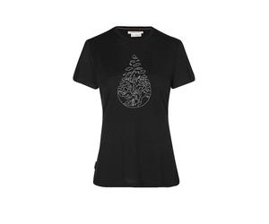 ICEBREAKER Damen Funktionshirt Hike Path 150 Tech Lite schwarz | S