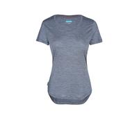 Icebreaker - Women's Merino Cool-Lite Sphere III S/S Scoop - Merinoshirt, Gr. L, blau (DawnHeather)