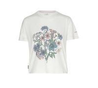 Icebreaker Merino 150 Tech Lite Crop Nz Flora Kurzarm-t-shirt L Ecru Heather