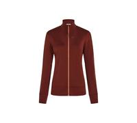 Icebreaker Damen Hoodie Icebreaker Merino 260 Quantum IV LS Zip Port/Cedar Wood XS