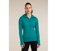ICEBREAKER Damen Kleider halblg. Da Merino 260 Quantum LS Zip Hoodie (BA56XR) L Blau