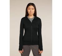 ICEBREAKER Damen Fleecejacke Quantum 260 Hoodie schwarz | XL