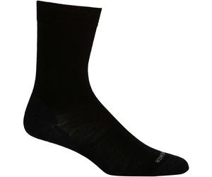Icebreaker Damen Lifestyle Fine Gauge Crew Socken (Größe 42.5 , schwarz)
