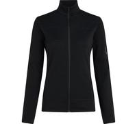 Icebreaker Damen Hoodie Icebreaker Merino 300 RealFleece Descender LS Zip Black XL