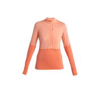 ICEBREAKER Damen Sweatshirts lg.Arm Da Merino 200 Realfleece™ Descender LS Half Zip (0A56YM) S Orange
