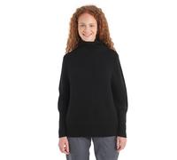 ICEBREAKER Damen Sweatshirts lg.Arm Da W Merino Seevista Funnel Neck Sweater (0A59LI) M Schwarz