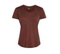 Icebreaker - Women's Merino Cool-Lite Sphere III S/S Scoop - Merinoshirt, Gr. S, braun (Carob)