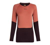 Icebreaker Damen T-Shirt Icebreaker Merino 200 Sonebula LS Crewe Bitterswee/Cedar/Felds/Cb S