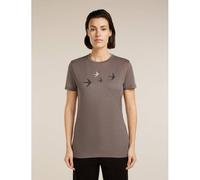 Icebreaker Merino 150 Tech Lite Bird Transit Kurzarm-t-shirt M Porcini