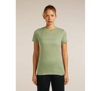 ICEBREAKER Damen T-Shirts/Tanks ku.Arm Da Merino 150 Tech Lite SS Tee Sparkling Stars (0A576M) M Grün