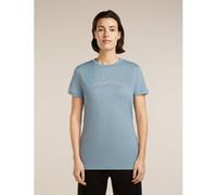 ICEBREAKER Damen T-Shirts/Tanks ku.Arm Da Merino 150 Tech Lite SS Tee Sparkling Stars (0A576M) XS Blau