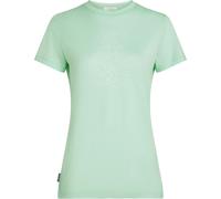 Icebreaker Damen Tech Lite III Hike Path T-Shirt (Größe M, gruen)