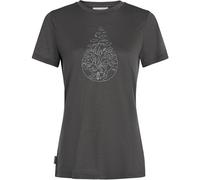 Icebreaker Damen Tech Lite III Hike Path T-Shirt (Größe S, grau)