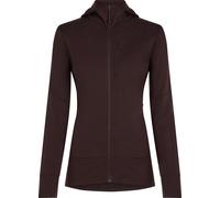 Icebreaker - Fleecejacke aus Merinowolle - Damen / Frau - W Merino 260 Quantum LS Zip Hoodie - W Merino 260 Quantum LS Zip Hoodie Violett M