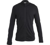 Icebreaker - Fleecejacke aus Merinowolle - Herren - M Merino 260 Quantum LS Zip - M Merino 260 Quantum LS Zip Black für Herren aus Wolle - schwarz L