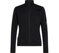 Icebreaker - Fleecejacke aus Merinowolle - Herren - M Merino Blend 300 RealFleece™ Descender LS Zip - M Merino Blend 300 RealFleece™ schwarz L