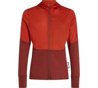 Icebreaker - Fleecejacke aus Merinowolle - Herren - Merino Blend 200 RealFleece Descender LS Zip - M Merino Blend 200 RealFleece™ Rot L