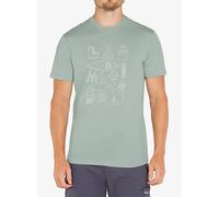 Icebreaker Funktions-Tshirt Merino 150 Tech Lite Tee Camp Essentials (Merinowolle) mossgrün Herren, Größe L