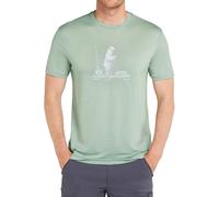 Icebreaker Funktions-Tshirt Merino 150 Tech Lite Tee Polar Paddle (Merinowolle) mossgrün Herren, Größe XL