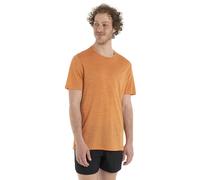 Icebreaker Funktions-Tshirt Sphere II SS - Merinowolle, Cool-Lite - feuchtigkeitsregulierend - orange Herren, Größe M