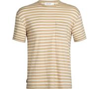 Icebreaker Granary Pocket Stripe Herren T-Shirt, braun XL